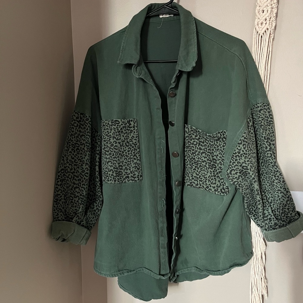 Green shacket - shirt/jacket